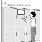 運搬 -書庫の資料運搬