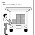 運搬 -車からの箱運搬