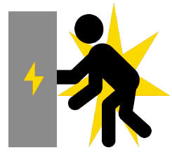 感電イラスト
